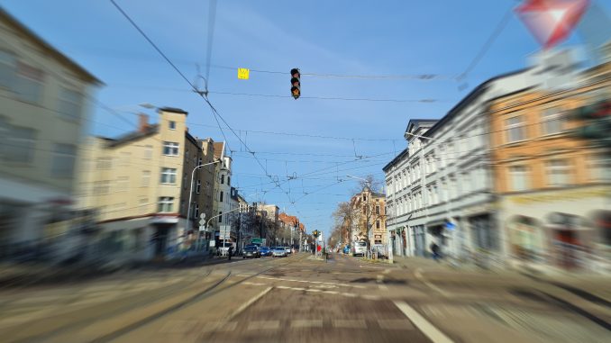 Reileck Kreuzung Verkehr