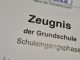 Zeugnis Schule