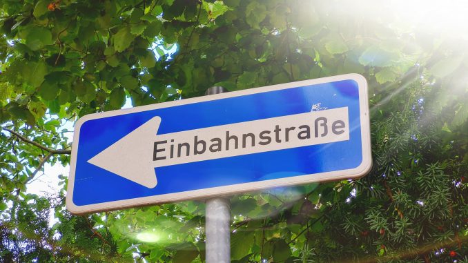 Einbahnstraße