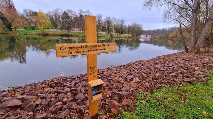 Schotterung Saale