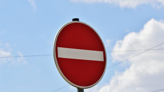 einfahrtverboten Einfahrt verboten