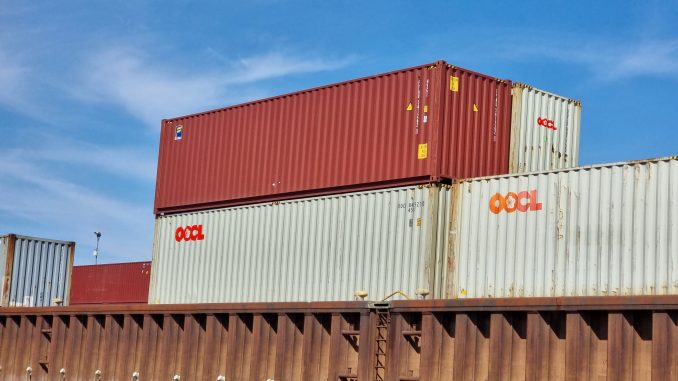 Hafen Handel Container