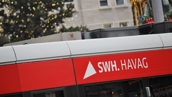 HAVAG Tram Weihnachten