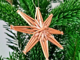 Strohstern Weihnachten