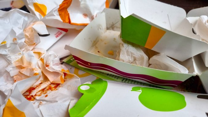 Müll Fastfood