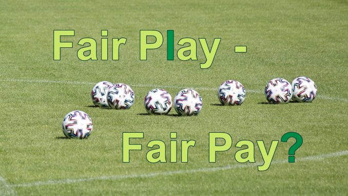 Fußbälle Fair Play Fair Pay