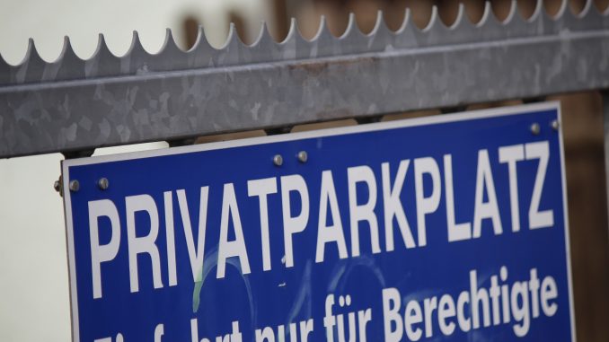 privatparkplatz Privatparkplatz