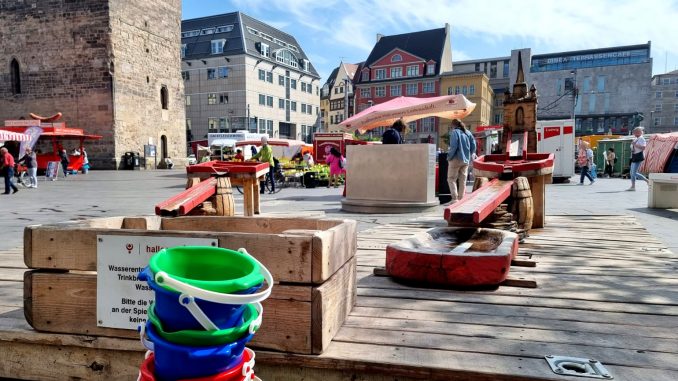 Wasserspiel Marktplatz