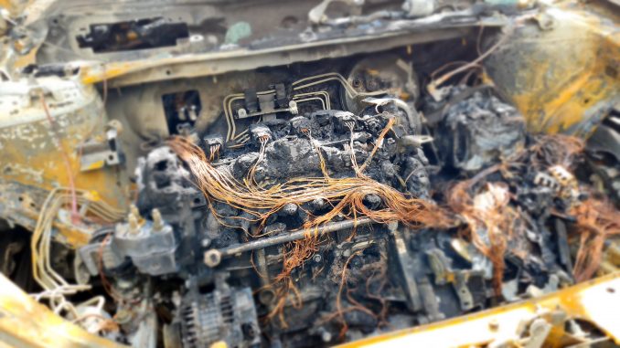 Auto Brandstiftung