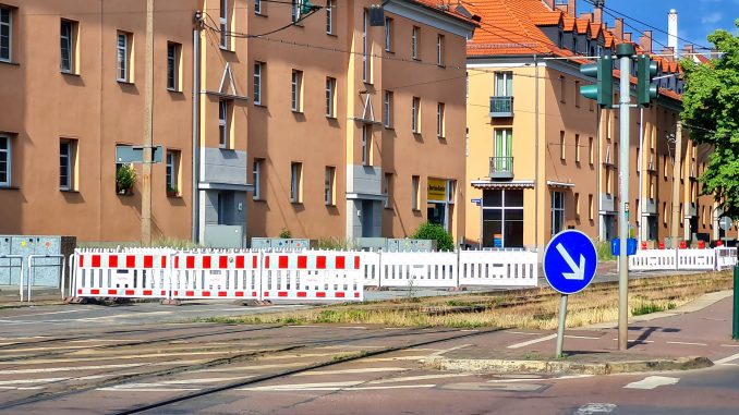 Damaschkestrasse Sperrung Vogelweide