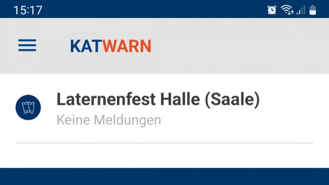 KatWarn Laternenfest