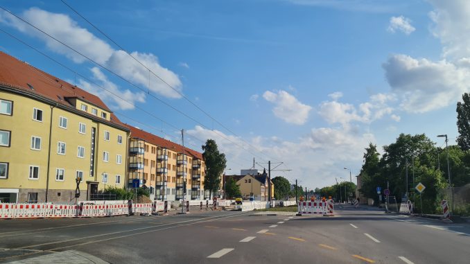 Böllberger Weg Baustelle
