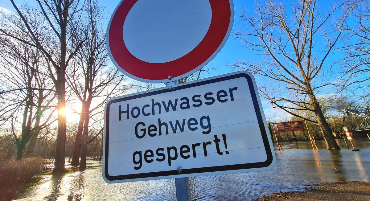 Hochwasser Saale