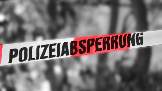 Polizeiabsperrung