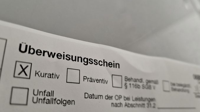 ueberweisungschein Überweisungsschein