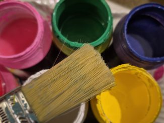 Basteln Farbe Pinsel