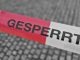 Absperrung