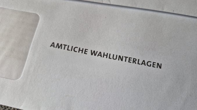 Wahlunterlagen